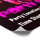 Party Poster #002 Poster (Ecke)