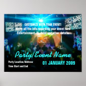 Party Poster #003 Poster (Vorne)