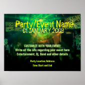 Party Poster #004 Poster (Vorne)