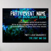 Party Poster #005 Poster (Vorne)