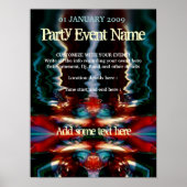 Party Poster #008 Poster (Vorne)