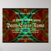Party Poster #010 Poster (Vorne)