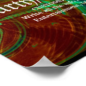 Party Poster #010 Poster (Ecke)