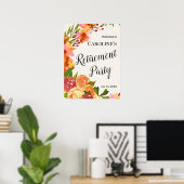 Party-Poster für die Blumenbedeckung Poster (Heimbüro)