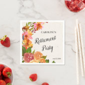 Party-Poster für die Blumenbedeckung Serviette (Beispiel)