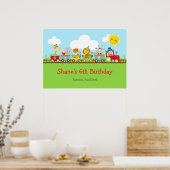 Party-Poster für tierisches Zirkuszelt Poster (Küche)