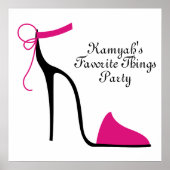 Party-Poster mit hoher Spitze Poster (Vorne)