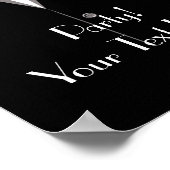 Party Poster Tuxedo Kunst (Ecke)