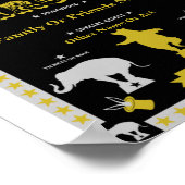 Party-Poster und Karten Poster (Ecke)