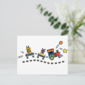 Party Postkarte (Stehend Vorderseite)