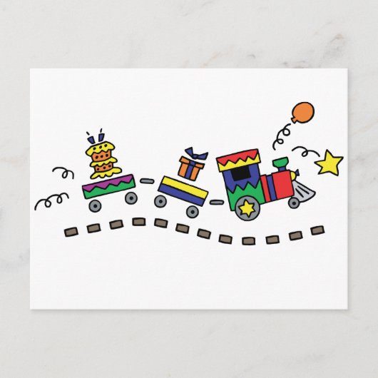 Party Postkarte (Vorderseite)