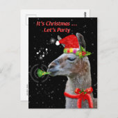 Party Postkarte (Vorne/Hinten)