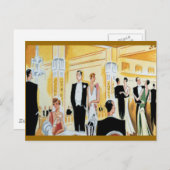 Party Postkarte (Vorne/Hinten)