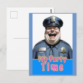 Party Postkarte (Vorne/Hinten)