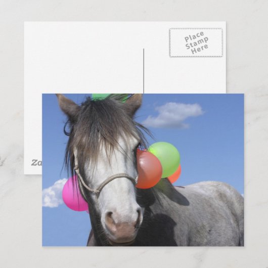 Party Postkarte (Vorne/Hinten)