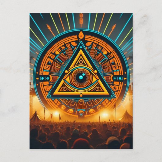 Party Postkarte (Vorderseite)