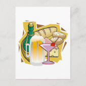 Party Postkarte (Vorderseite)