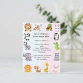 Party Postkarte (Stehend Vorderseite)