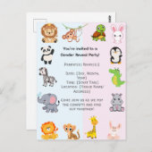 Party Postkarte (Vorne/Hinten)