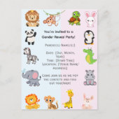 Party Postkarte (Vorderseite)