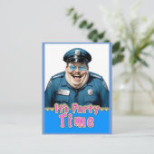 Party Postkarte (Stehend Vorderseite)