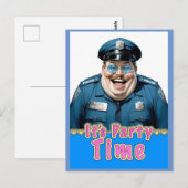 Party Postkarte (Vorne/Hinten)