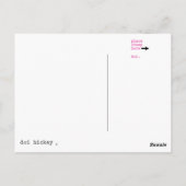 Party Postkarte (Rückseite)