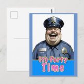 Party Postkarte (Vorne/Hinten)