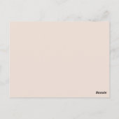 Party-Postkarte Postkarte (Rückseite)