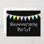 Party-Postkarten für neue Zuhause Einladungspostkarte (Vorne/Hinten)