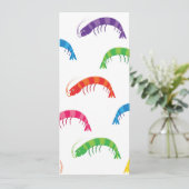 Party Prawns Einladung (Stehend Vorderseite)