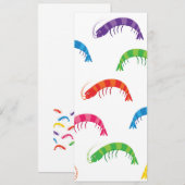 Party Prawns Einladung (Vorne/Hinten)