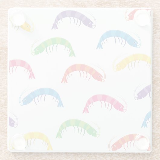 Party Prawns Glasuntersetzer (Rückseite)