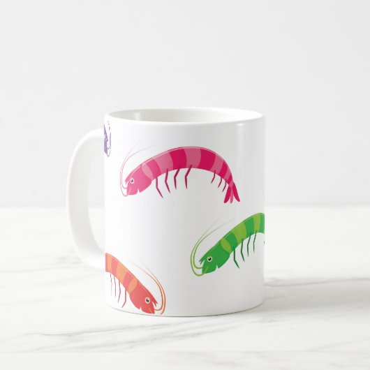 Party Prawns Kaffeetasse (Vorderseite Links)