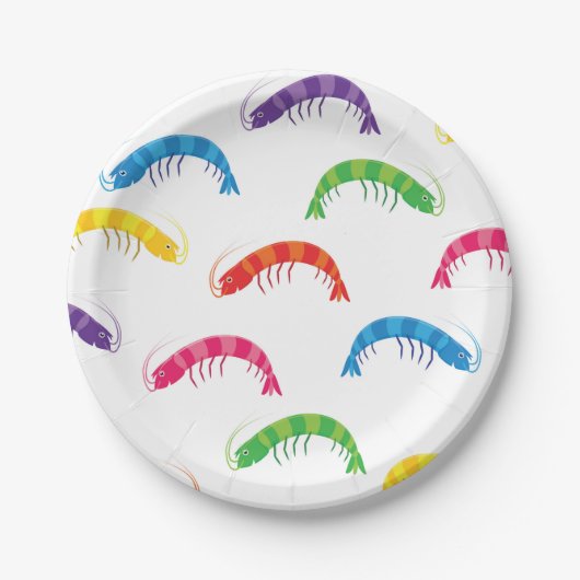 Party Prawns Pappteller (Vorderseite)