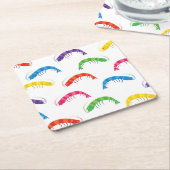 Party Prawns Rechteckiger Pappuntersetzer (angewinkelt)