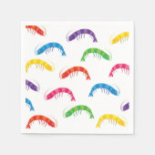 Party Prawns Serviette (Vorderseite)