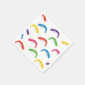 Party Prawns Serviette (Ecke)