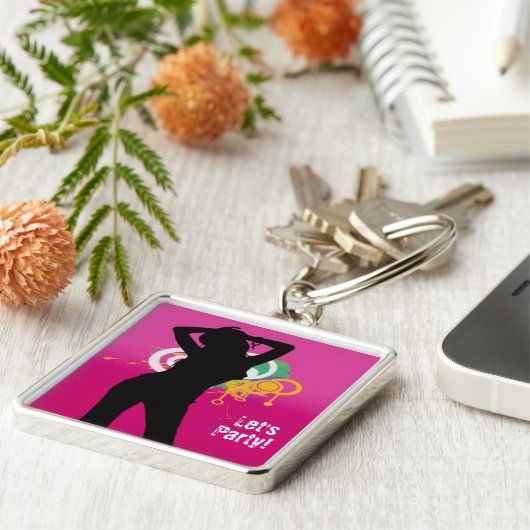 Party#-Premium-Platz-Schlüsselanhänger Schlüsselanhänger (Seite)