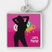 Party#-Premium-Platz-Schlüsselanhänger Schlüsselanhänger (Vorne)