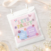 Party Preppy Varsity Patch Geburtstagsparty Geschenktütchen (Ausgeschnitten)