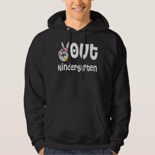 Party Print Abschluss Peace Sign Alg Hoodie