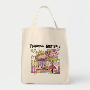 Party Prinzessin 4. Geburtstagsgeschenke und Gesch Tragetasche
