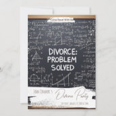 Party: Problem gelöst, QR-Code Einladung (Vorderseite)