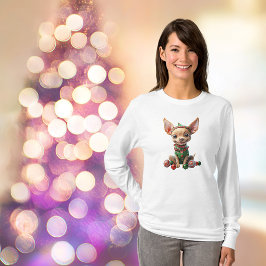 Party Pup Christmas Hund Frauen T-Shirt