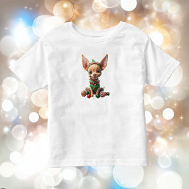 Party Pup Weihnachts-Dog Kleinkind's T-Shirt