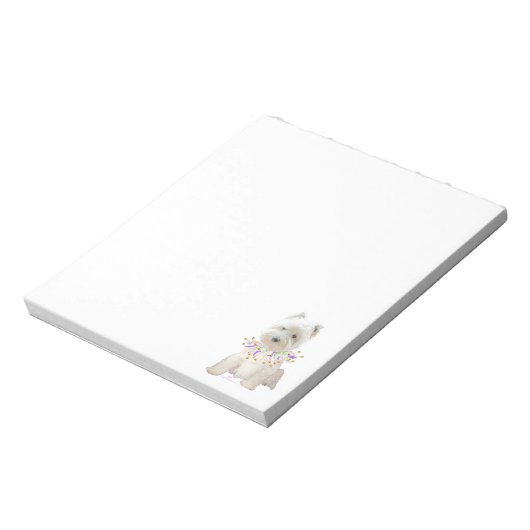 Party Puppy Notizblock (Rotiert)