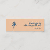 Party qr für soziale Medien Mini Visitenkarte (Vorderseite)