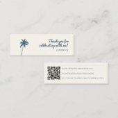 Party qr für soziale Medien Mini Visitenkarte (Vorne/Hinten)