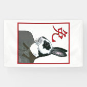 Party Rabbit Banner (Horizontal)